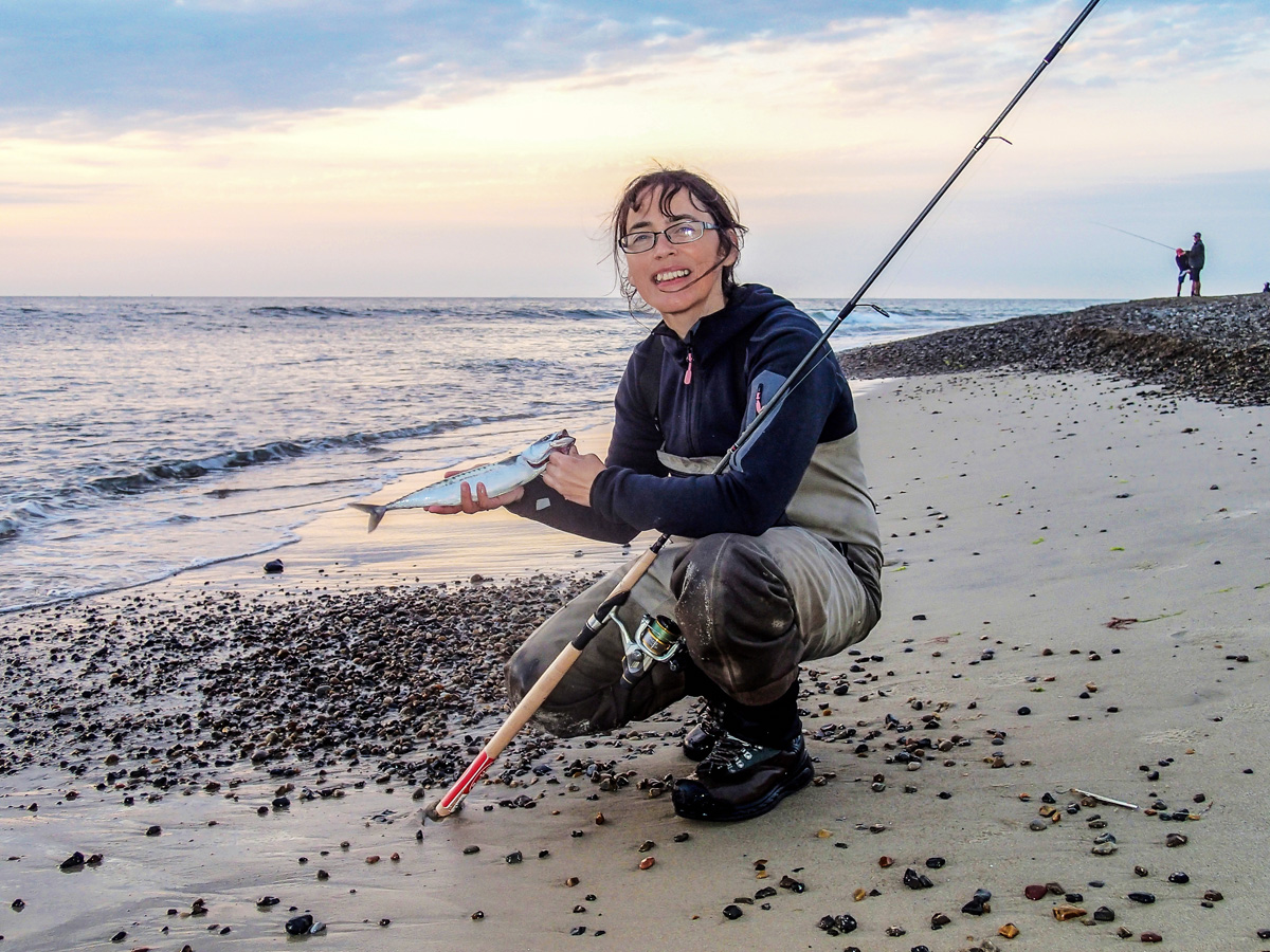 Makrelen und weitere Meeresbewohner können Sie am Lyngså-Strand fangen. Foto: Visit NORDJYLLAND