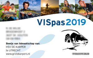 Der Vispass ist zum Angeln in Holland notwendig. Er hat die Form und Eigenschaften einer Chipkarte und sollte immer mitgeführt und auf Verlangen vorgezeigt werden. Grafik: fishinginholland.nl