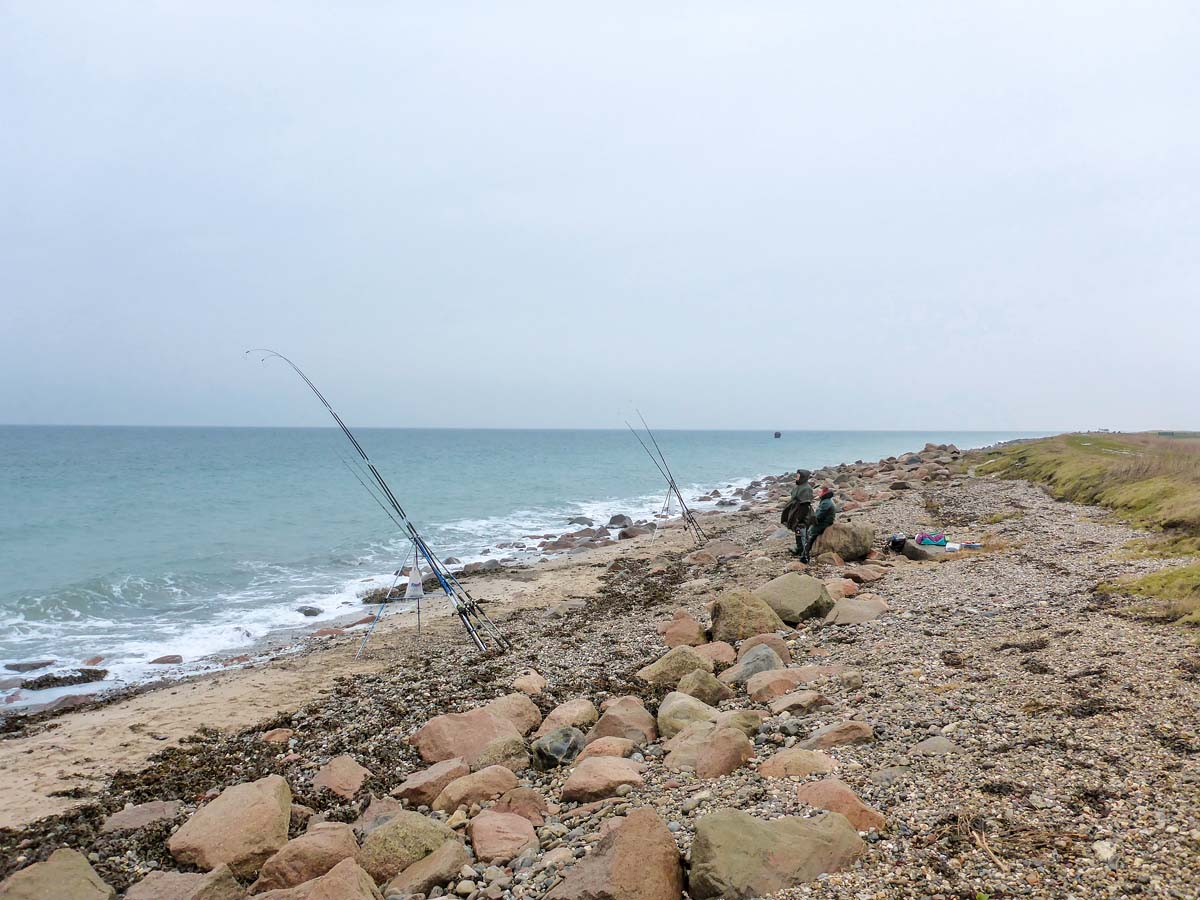 Der Strand bei Westermarkelsdorf ist ein hervorragendes Revier zum Brandungsangeln auf Fehmarn. Foto: Blinker