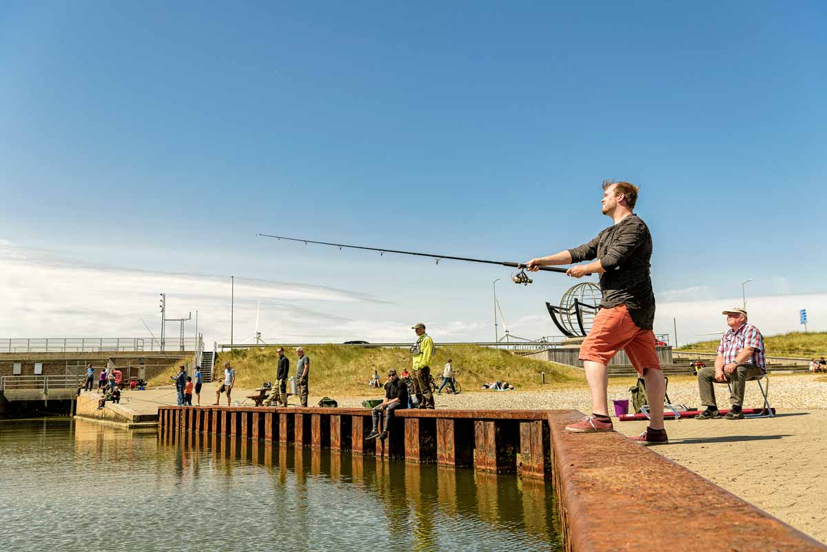 Windgeschützt und fischreich: Die Schleuse zum Fjord gilt als Hotspot. Foto: Visit Denmark