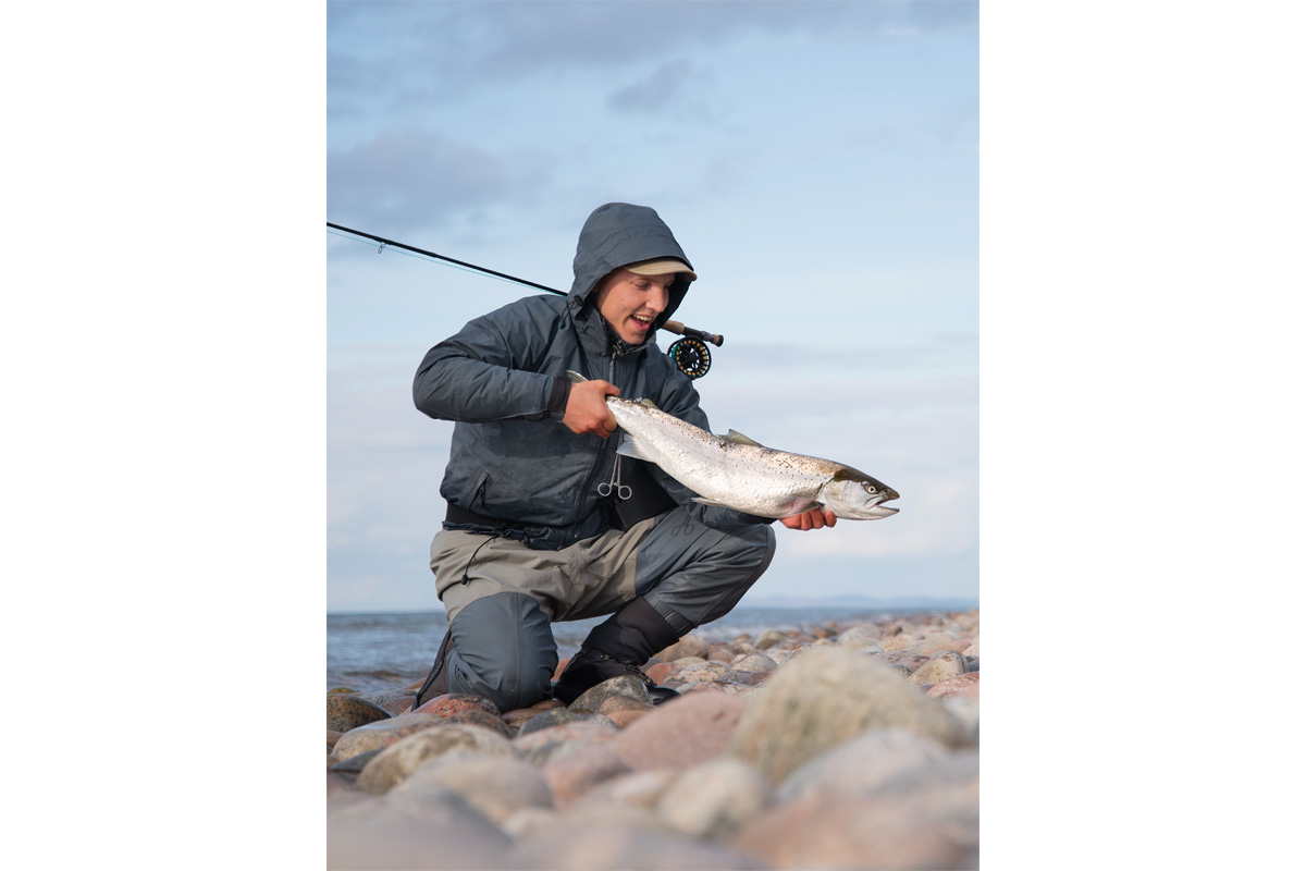 An der Küste Nordseelands sind Fische wie dieser das Ergebnis harter Arbeit. Foto: Visit Denmark