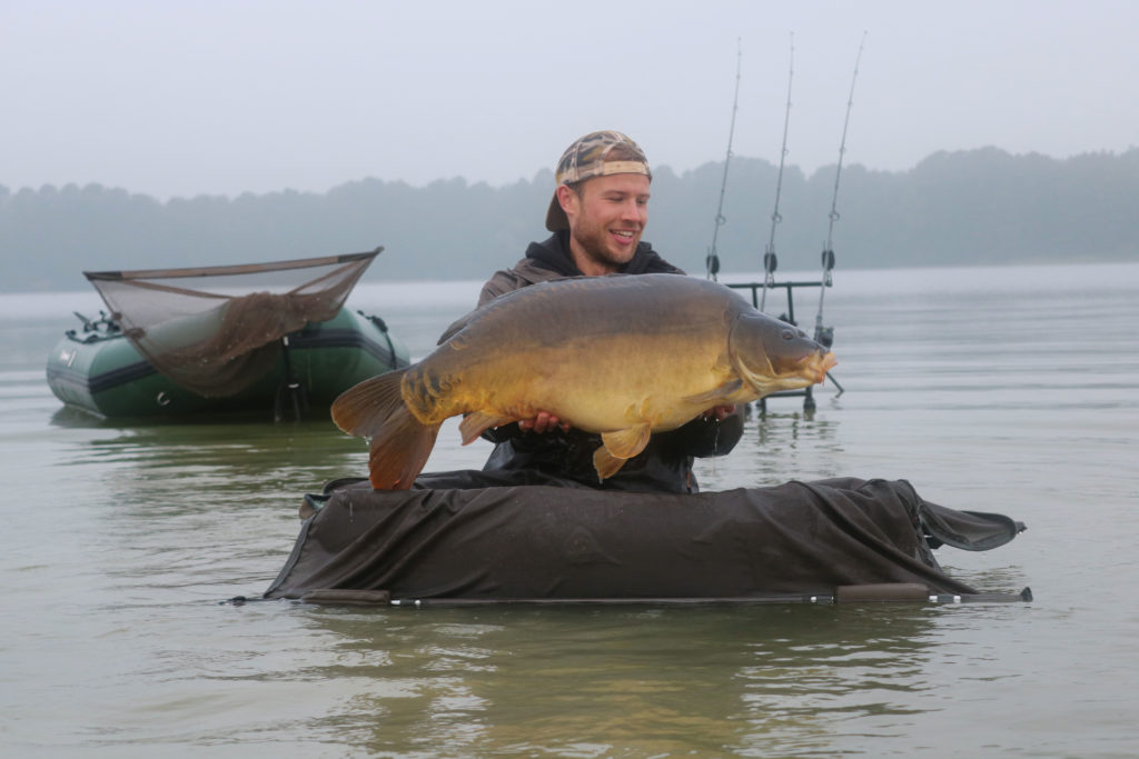 Torben Seemann richtet sich voll nach dem Luftdruck. Foto: T. Seemann