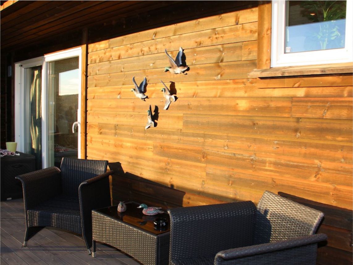 Selbst von der Terrasse des Ferienhauses können Sie die wunderschöne Landschaft und Küste Südnorwegens genießen!