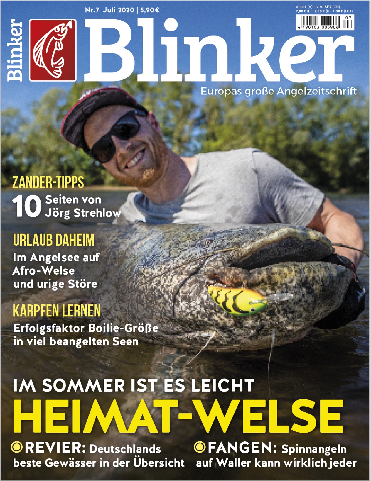 Weiteres über den Wels erfahren Sie in der neuen Blinker-Ausgabe 07/2020! Diese erscheint in den kommenden Tagen im Handel!