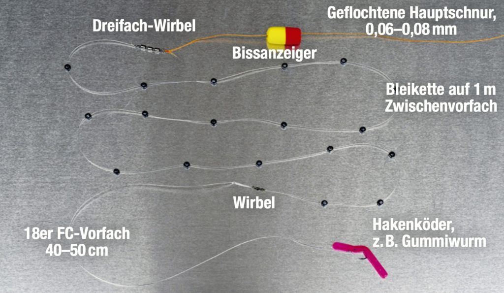 Die Tocco-Montage ist zwar kleinteilig, aber leicht zu binden.Foto: Marco Mariani