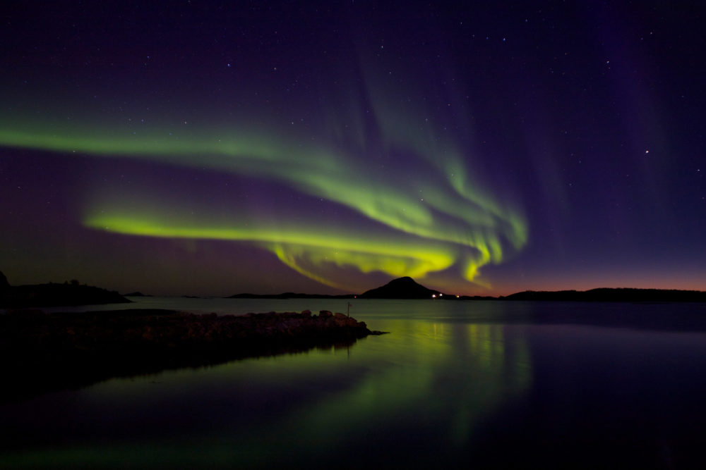 Polarlicht über den Lofoten.