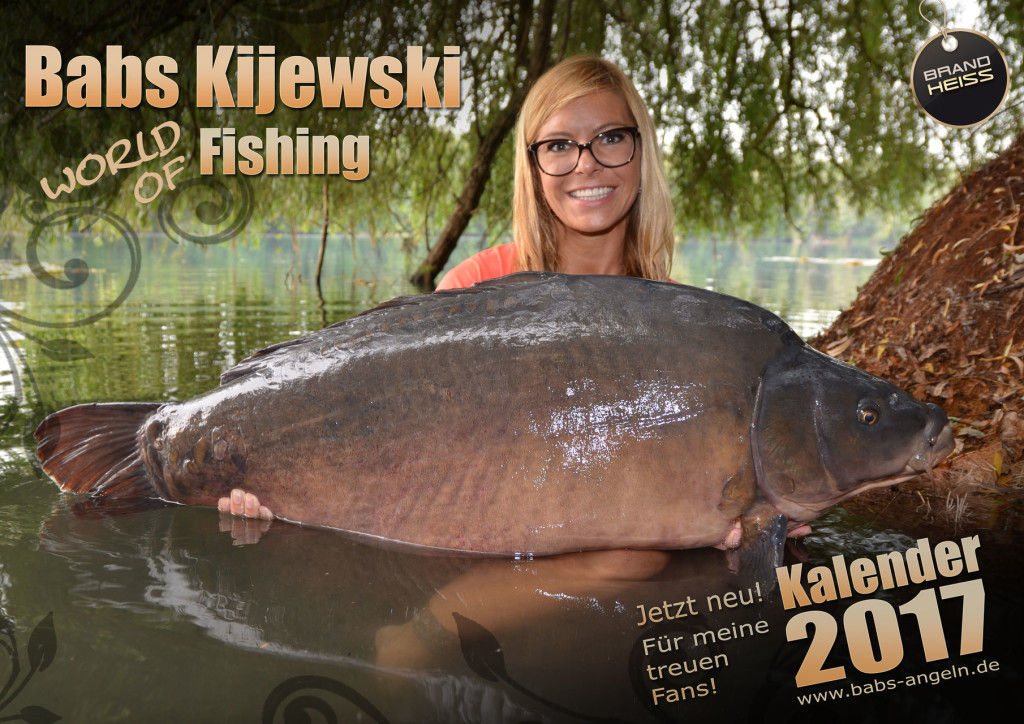 Diese Angelkalender von der wohl bekanntesten Anglerin Deutschlands Babs Kijewski, ist zum Preis von 17,99 Euro unter www.babs-angeln.de/shop/ erhältlich.