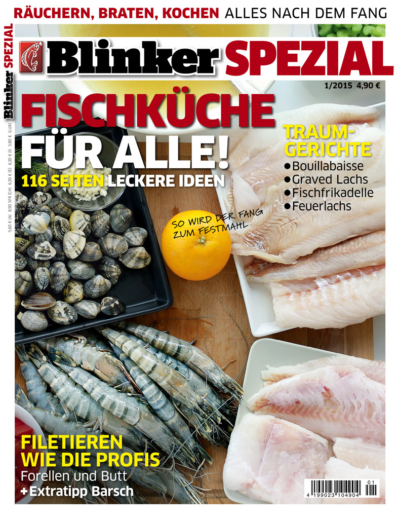 Einfach auf das Foto klicken und Dir die BLINKER Spezial-Ausgabe "Fischküche für alle" sichern.