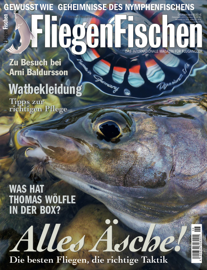 Back to Black! Thomas Wölfle öffnet für Sie seine Fliegendose und verrät wann er welche Fliegen einsetzt. Freuen Sie sich auf die neue FliegenFischen-Ausgabe 6/2017: ab 4. Oktober im Handel erhältlich.