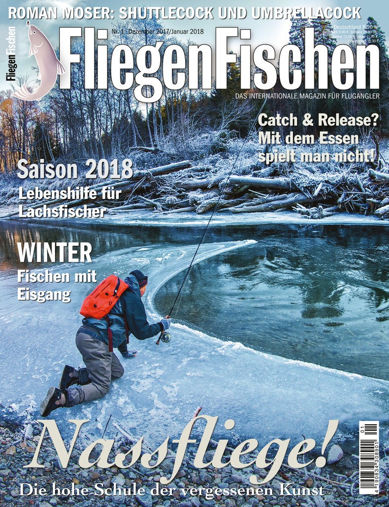 Was man noch Leckeres aus Fisch machen kann, das lesen Sie in der Ausgabe 1-18 von FliegenFischen.