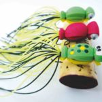Frosch-Streamer, gebunden von Masanobu Ishige aus Tokio. Auch unsere Hechte und Forellen lieben diesen Oberflächenköder! Foto: M. Ishige
