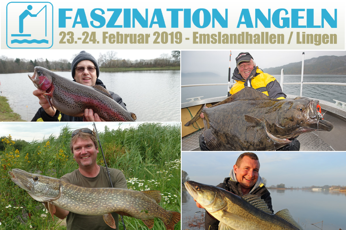 Zahlreiche Experten aus der Angelszene sind auf der Faszination Angeln 2019 in Lingen dabei.