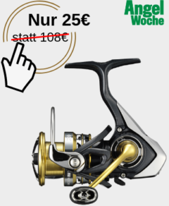 AngelWoche Prämien-Paket inkl. Daiwa Exceler Rolle