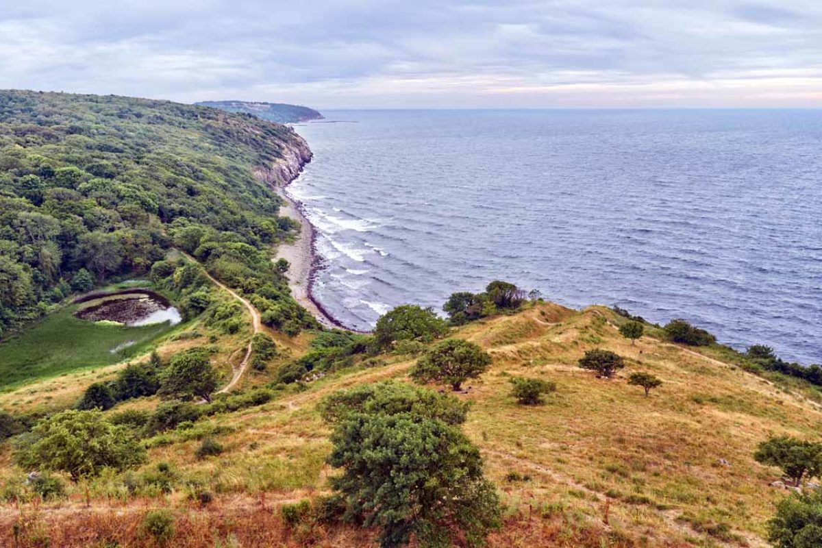 Die felsige Ostküste gibt Meerforellen einen idealen Lebensraum und somit optimale Bedingungen zum Angeln auf Bornholm.