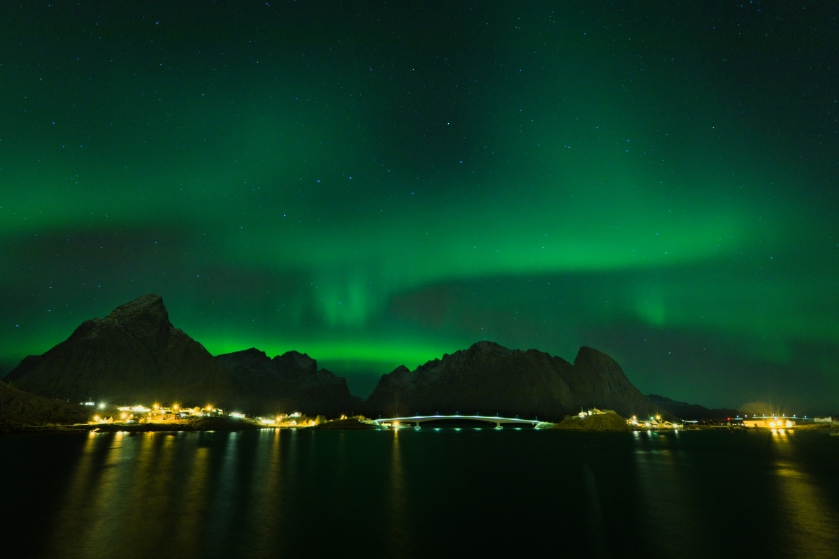 Polarlicht/Nordlichter über den Lofoten