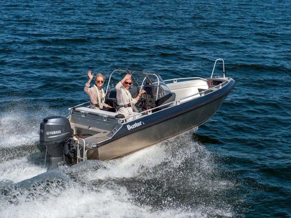 Mit diesem Angelboot erreicht Ihr sicher und schnell die Angelspots im Fjord oder auf dem offenen Meer erreichen.