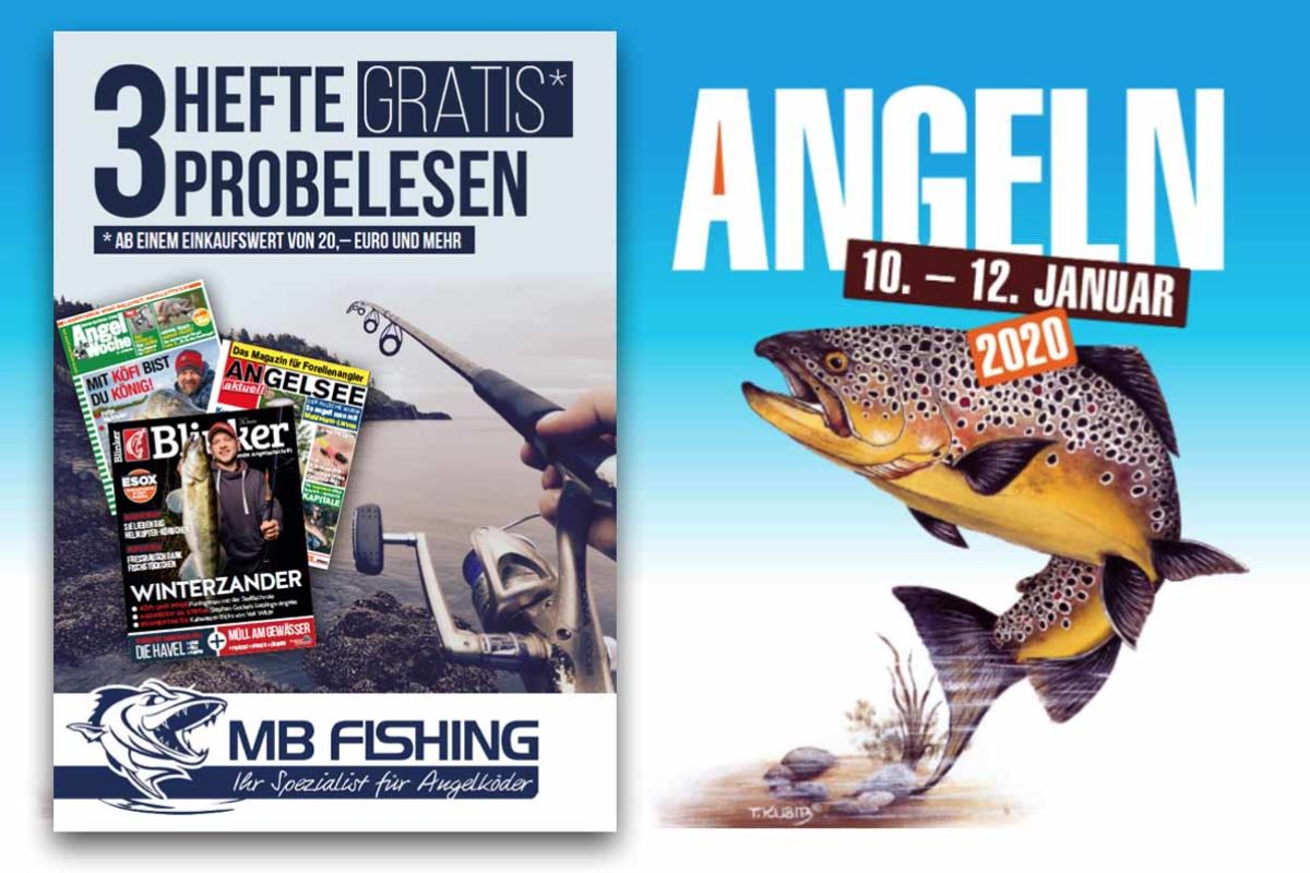 Auf der Angeln Duisburg 2020 wartet ein tolles Angebot von MBFishing und Blinker auf euch! Foto: Blinker