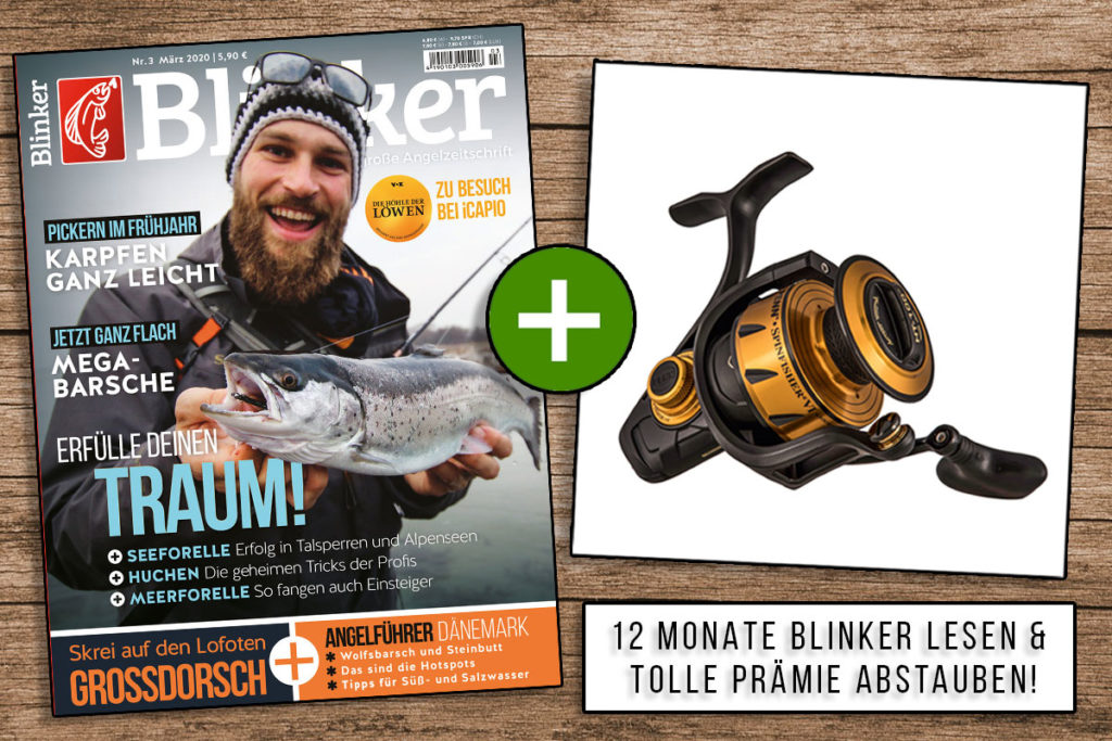 Mehr Infos zum Huchenangeln gibt's im Blinker 03/2020 – gleich abonnieren und Penn Spinfisher VI als Prämie erhalten! Foto: BLINKER / Penn