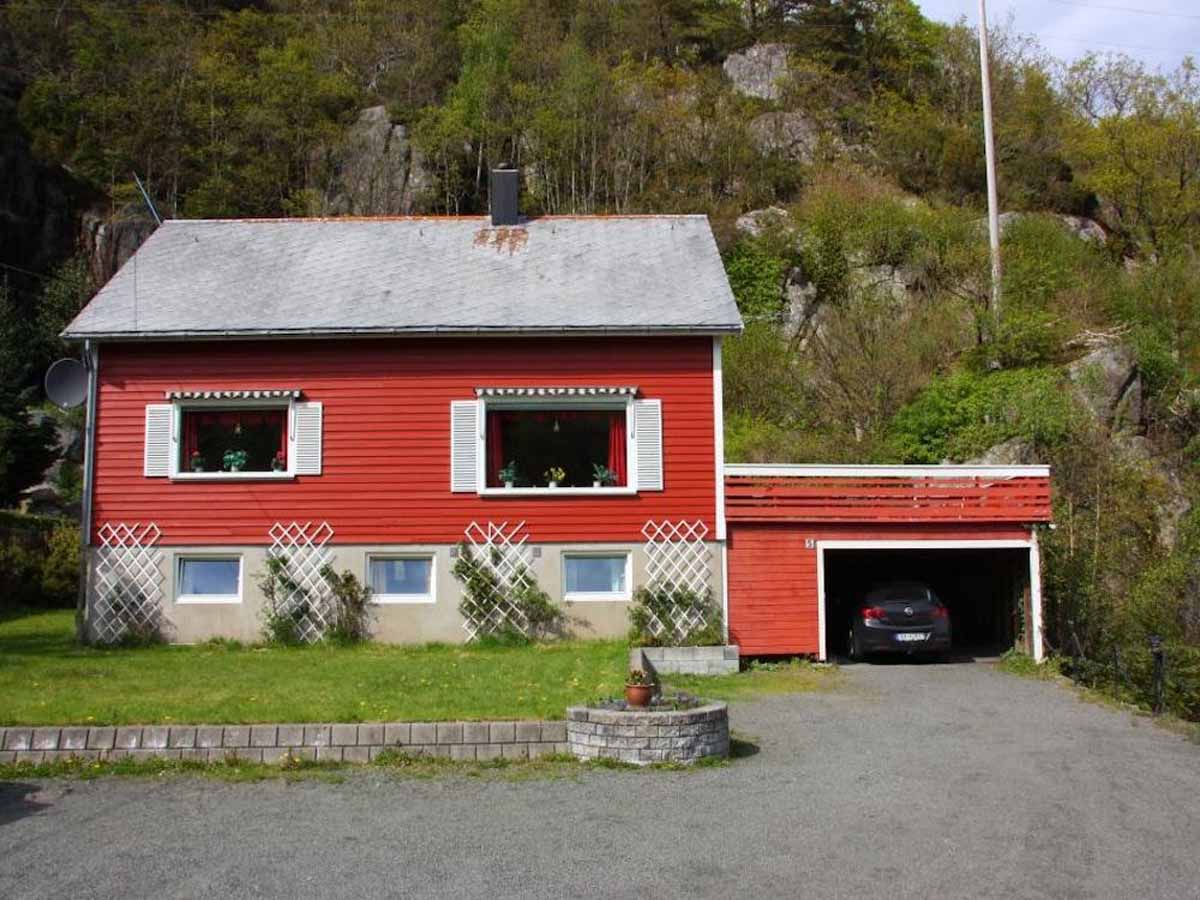 Das Ferienhaus von Borks ist der perfekte Startpunkt für das Angeln im Flekkefjord gemeinsam mit Freunden! Foto: Borks