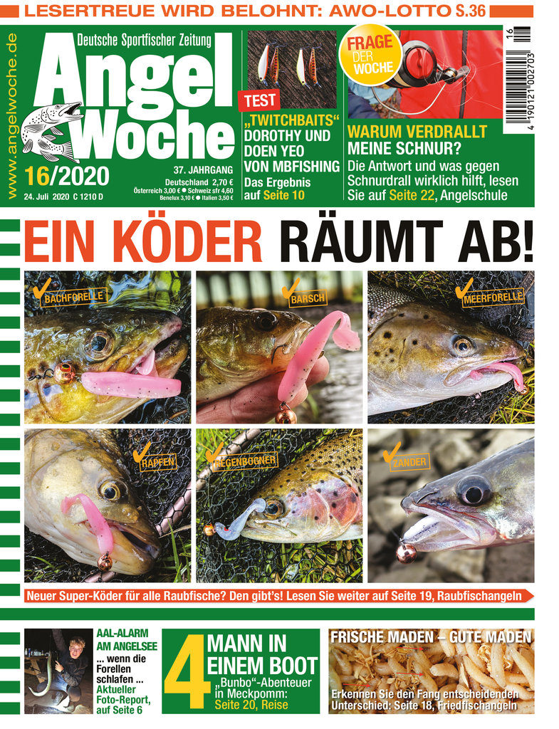 Titelbild AngelWoche Ausgabe 16 2020