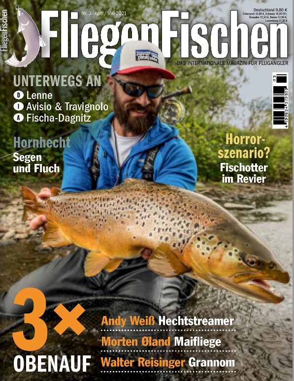 Die neue FliegenFischen 3/2021 – ab sofort im Handel und online verfügbar! Bild: FliegenFischen