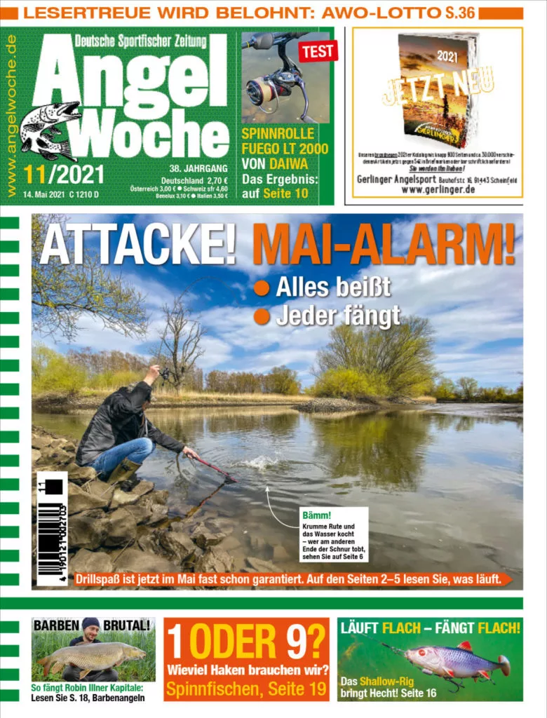 Im Mai ist Drillspaß garantiert! Warum? Das lesen Sie in der aktuellen AngelWoche 11!