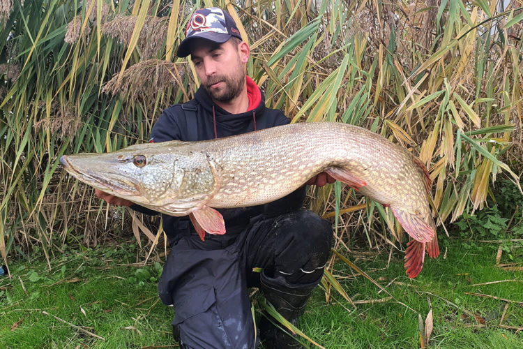 Mit mehreren großen Hechten konnten André Schmidt und seine Teamkollegen von Mr. Pike sich eine gute Platzierung bei den European Pike Masters 2021 sichern. Foto: Zebco Europe