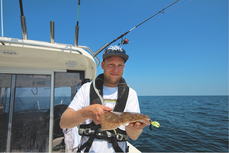 Bei besonders geringem Drift kann der Buttjig Wunder wirken. Toll: Fische haken immer sauber. Foto: Johannes Radtke