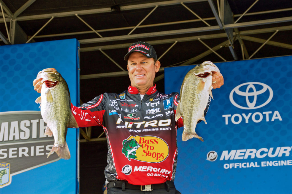 Kevin VanDam ist einer der reichsten Angler der Welt. Mit Angelturnieren und Werbeverträgen verdiente er Millionen von Dollar. Foto: Zebco
