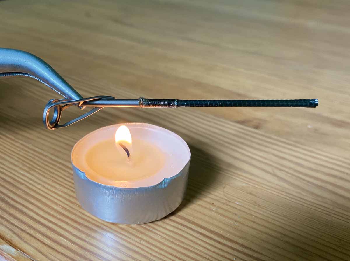 Spitzenring reparieren: Erste Hilfe bei Rutenbruch - BLINKER