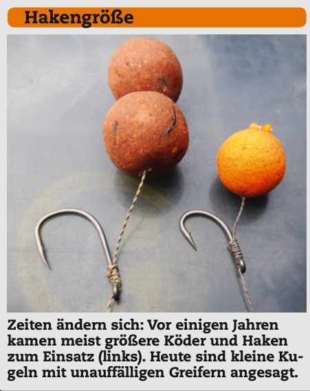 Haken mit Ködern