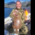 Blinker-Leser André Möller fing am Velfjord in Norwegen einen rekordverdächtigen Flügelbutt. Foto: A. Möller