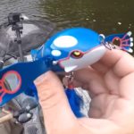 Ein Pokémon als Angelköder – kann so ein Spaß funktionieren? Foto: NDYakangler (via YouTube)