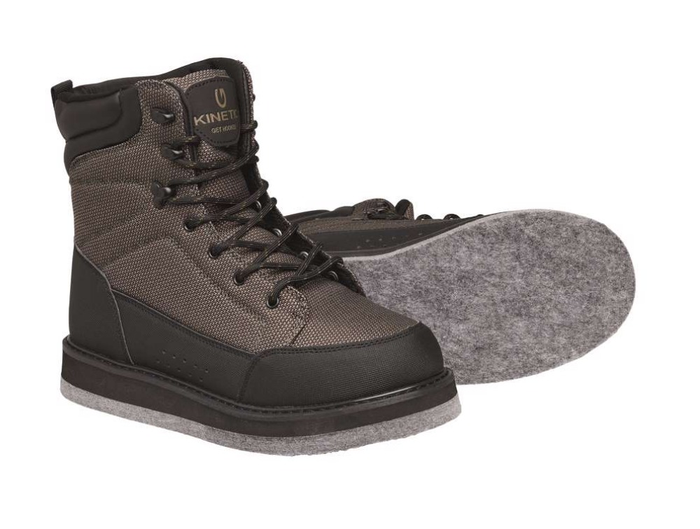 Passend zur Wathose erhältlich: Die Watschuhe RockGaiter II. Foto: Kinetic Fishing