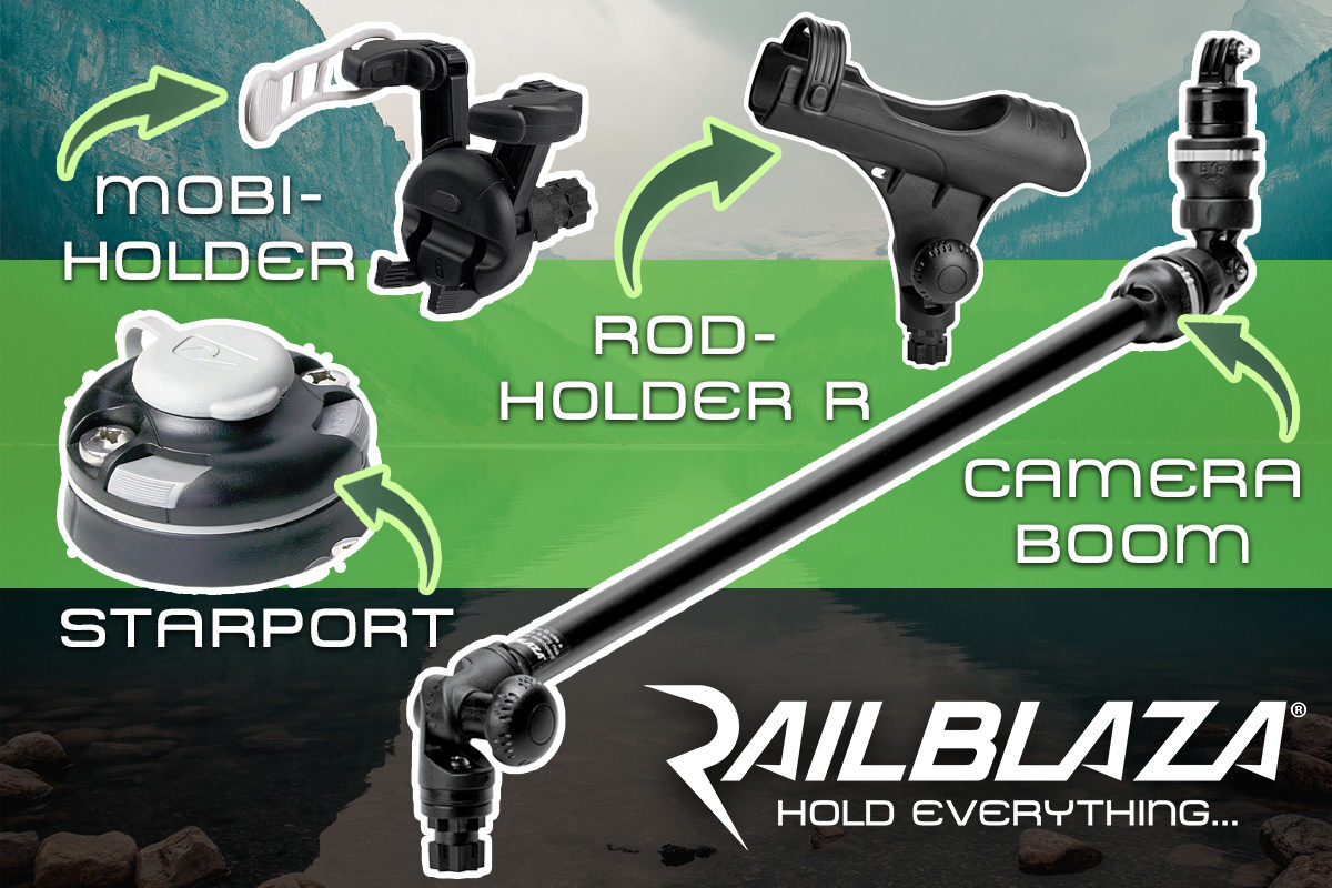 Heute im BLINKER-Adventskalender: ein Railblaza-Set für Bootsangler! Foto: Allroundmarin