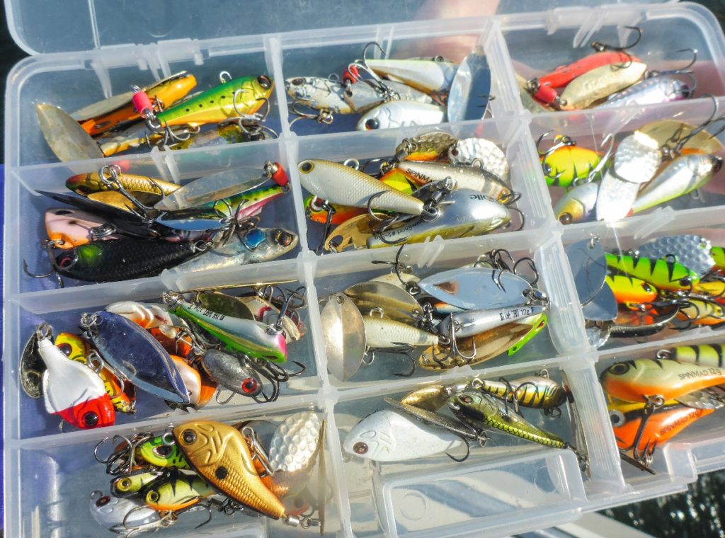 Es gibt Spin-Jigs in vielen verschiedenen Formen und Größen. Alle haben hinten ein flatterndes Spinnerblatt. Foto: AngelWoche