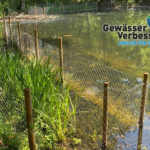Der See am Hummelsbach erhielt eine neue Uferbepflanzung, zwei Schwimminseln und eine neues Jungfischhabitat durch die Einbringung von Totholzstrukturen. Foto: ASV Erprath