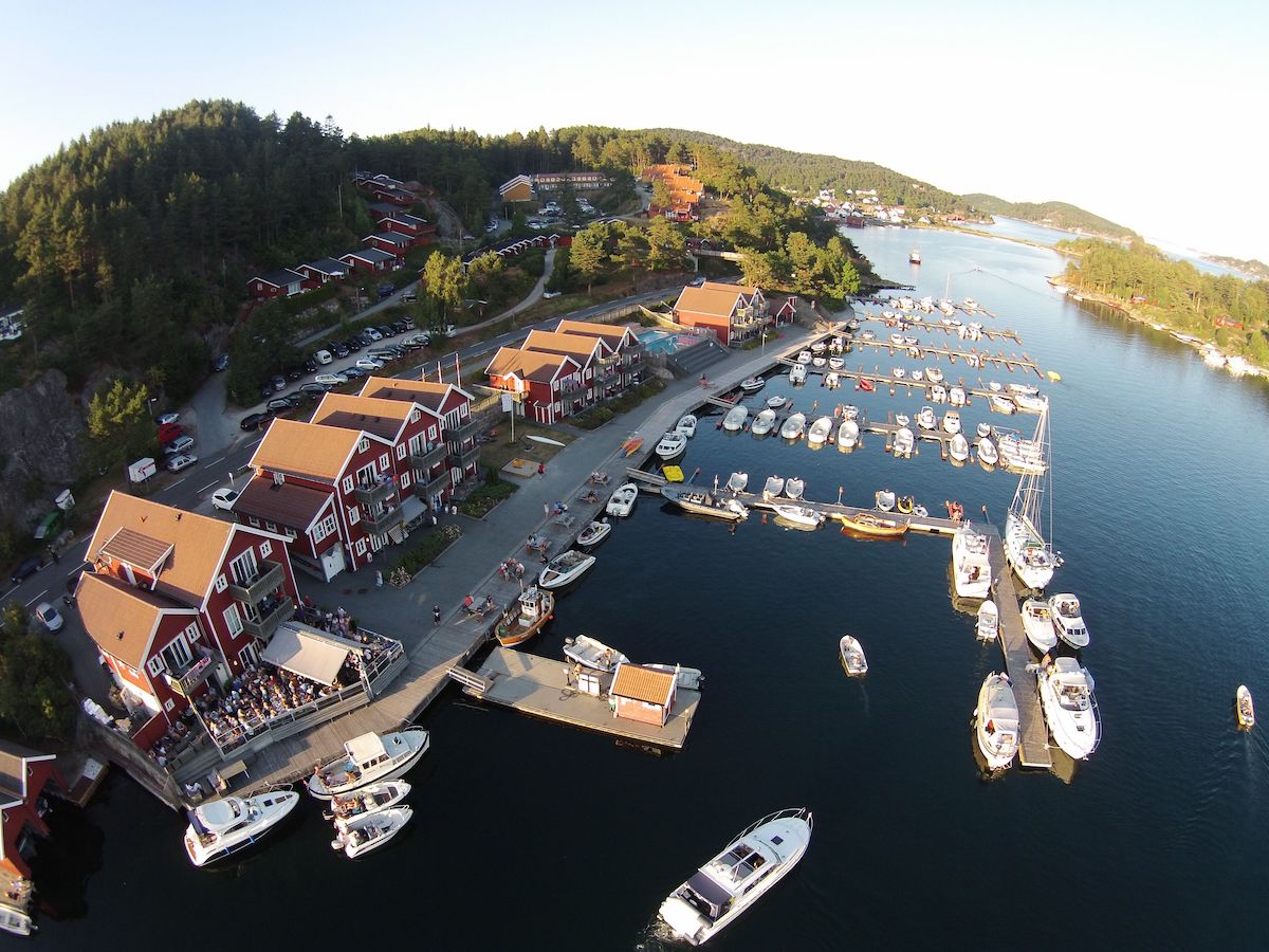 Der Ferienort Tregde bietet alles, was man sich für einen Angelurlaub in Norwegen wünscht.