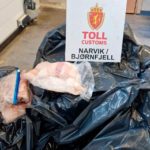 Norwegische Beamte stellten fast 100 kg Fisch sicher, die ein deutscher Fischschmuggler ausführen wollte. Foto: Zoll Norwegen