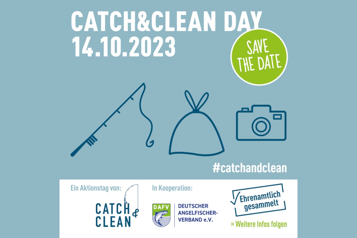 Angler machen sauber! Am 14. Oktober findet in ganz Deutschland der CATCH & CLEAN DAY statt.