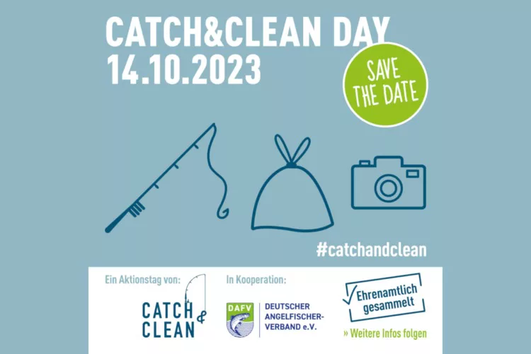 Angler machen sauber! Am 14. Oktober findet in ganz Deutschland der CATCH & CLEAN DAY statt.