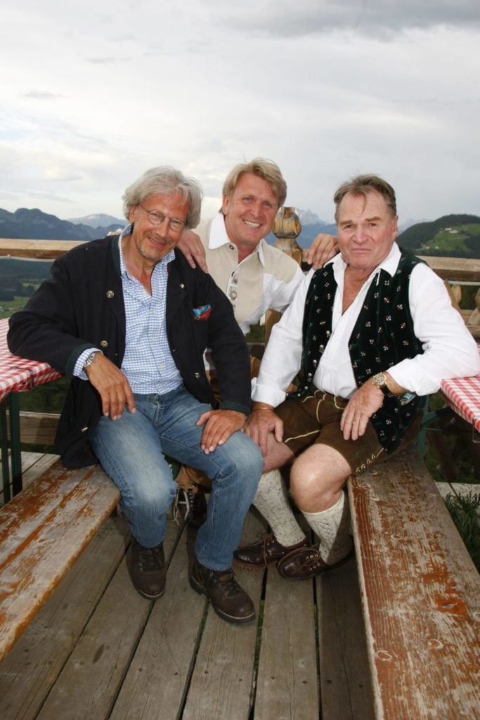 Royal Fisher unterwegs: Schauspieler und Kinderhilfe-Botschafter Bernd Herzsprung, Vize-Präsident Siegfried Götze und Fritz Wepper (v.l.).