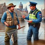 Fischereikontrolle in den Niederlanden / Niederlande