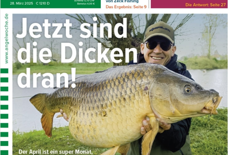 Cover der Angelwoche 08/2025: Jetzt sind die Dicken dran!