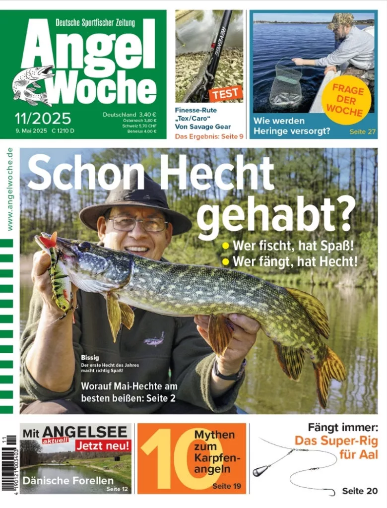 Cover der Angelwoche 11/2025: Schon Hecht gehabt