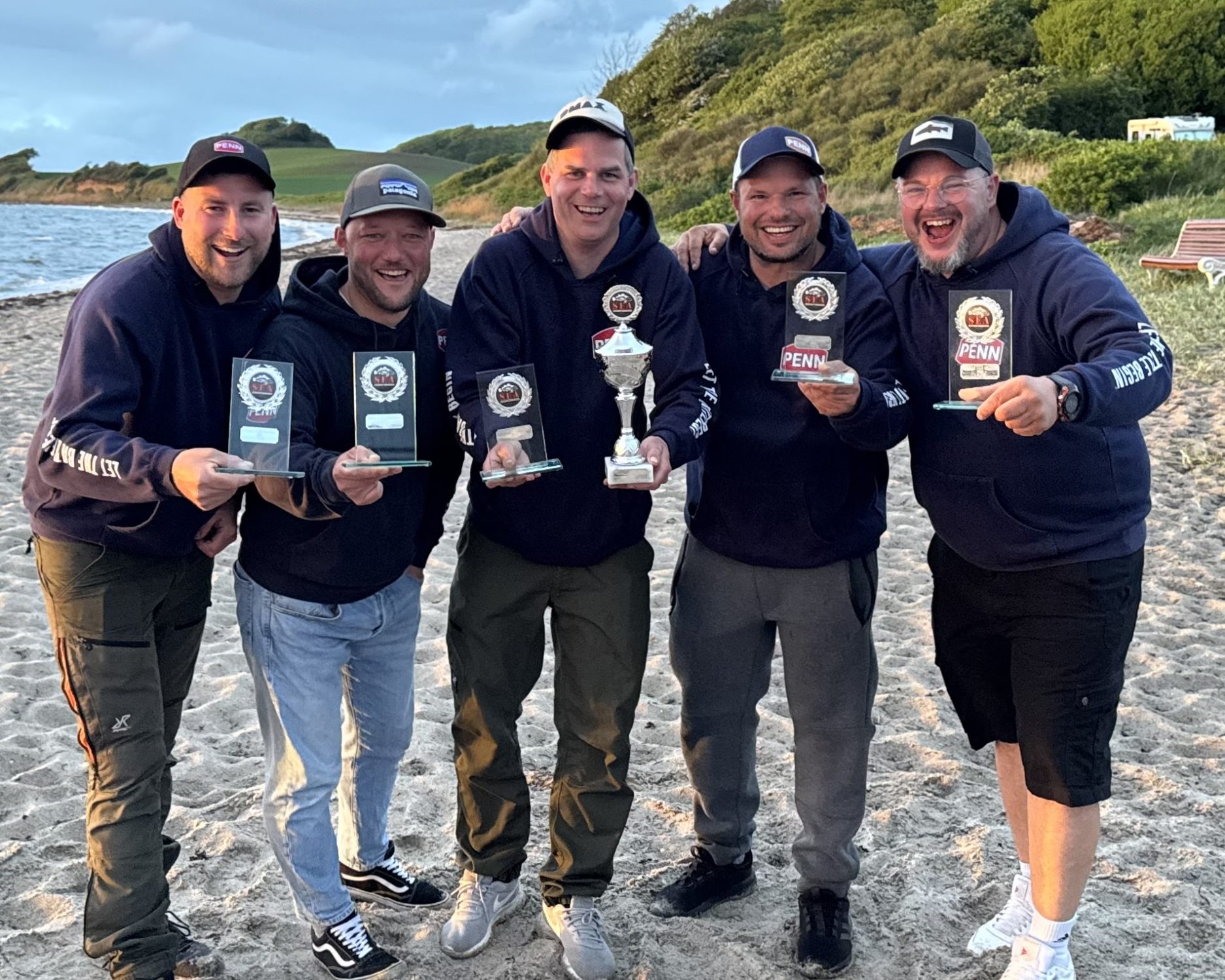 Team PENN 1 von links Willhöft, Edert, Pelka, Frenzel, Hesse