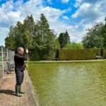 Angelsee Fliegenfischen Werfen Zaun Rollwurf