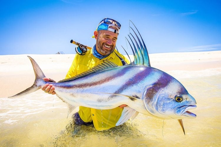 Weltrekord Roosterfish IGFA Rekord auf Fliege