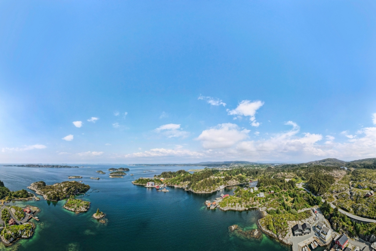 Landschaft norwegische Küste