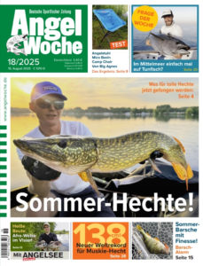 Cover der Angelwoche 18/2025: Sommer-Hechte!